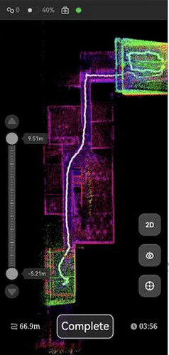 Visualizzazione 2D in FJD Trion Scan