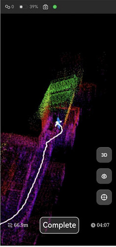 Visualizzazione 3D in FJD Trion Scan